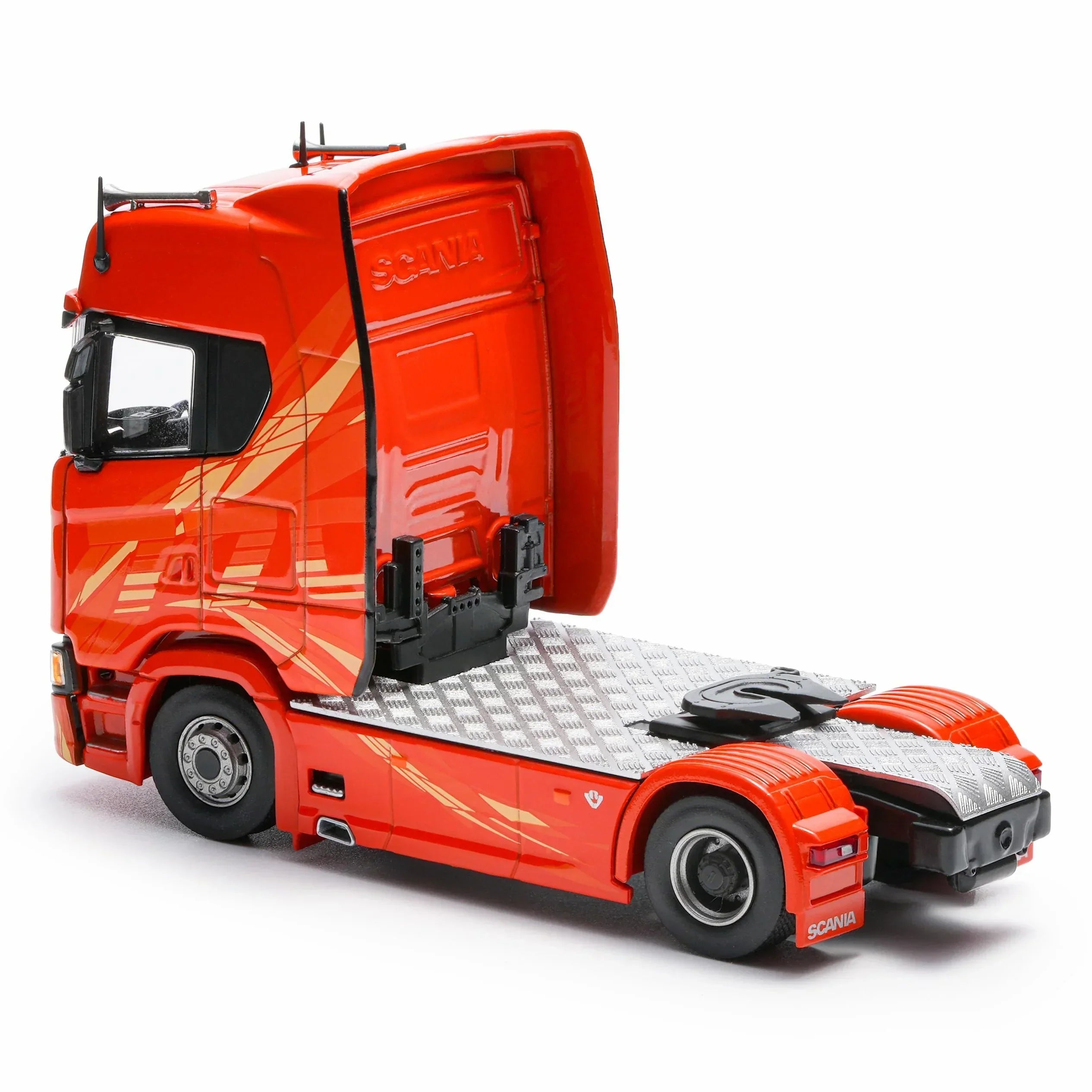 Premium scale diecast model car – Scania 770S, 1:64 Scale (Orange) Collectible
