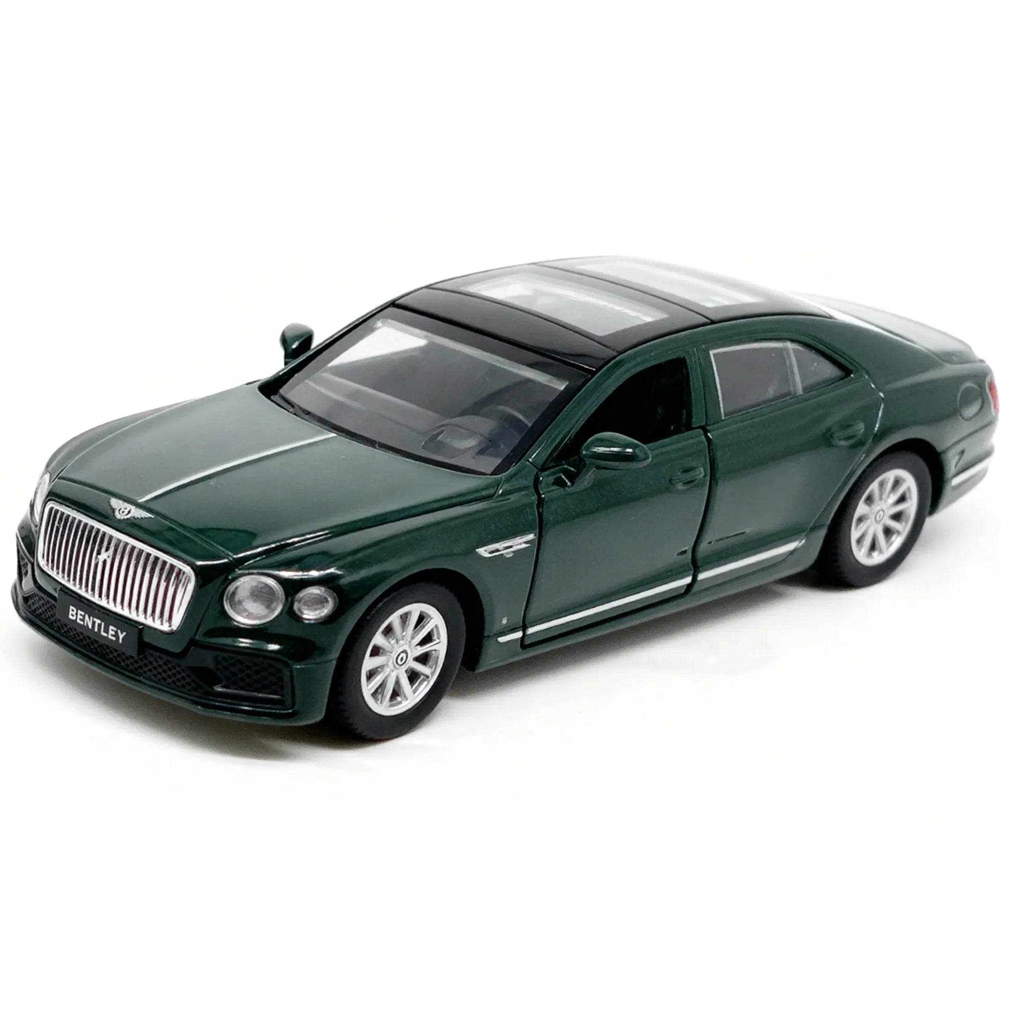 Premium scale diecast model car – Bentley Flying Spur Hybrid, 1:43 Scale (Green) Collectible