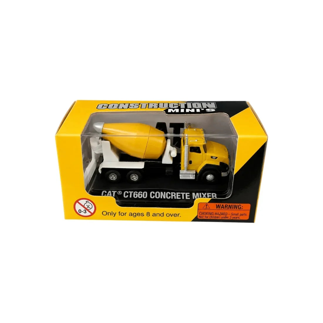 Premium scale diecast model Trailer – CT660 Concrete Mixer, 1:64 Scale (Yellow) Collectible