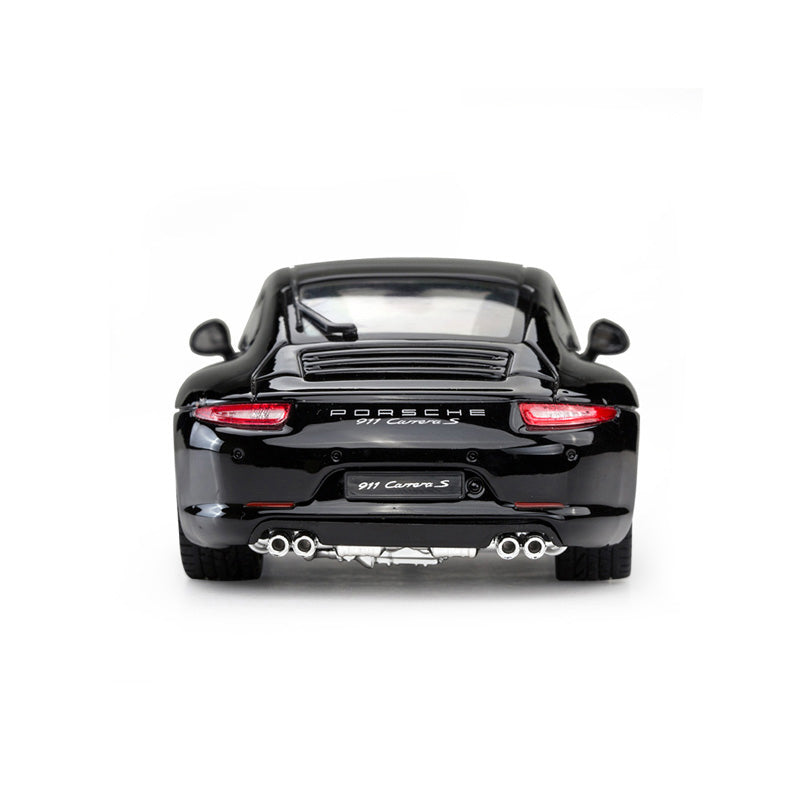 Premium scale diecast model car – Porsche 911, 1:24 Scale (Black) Collectible