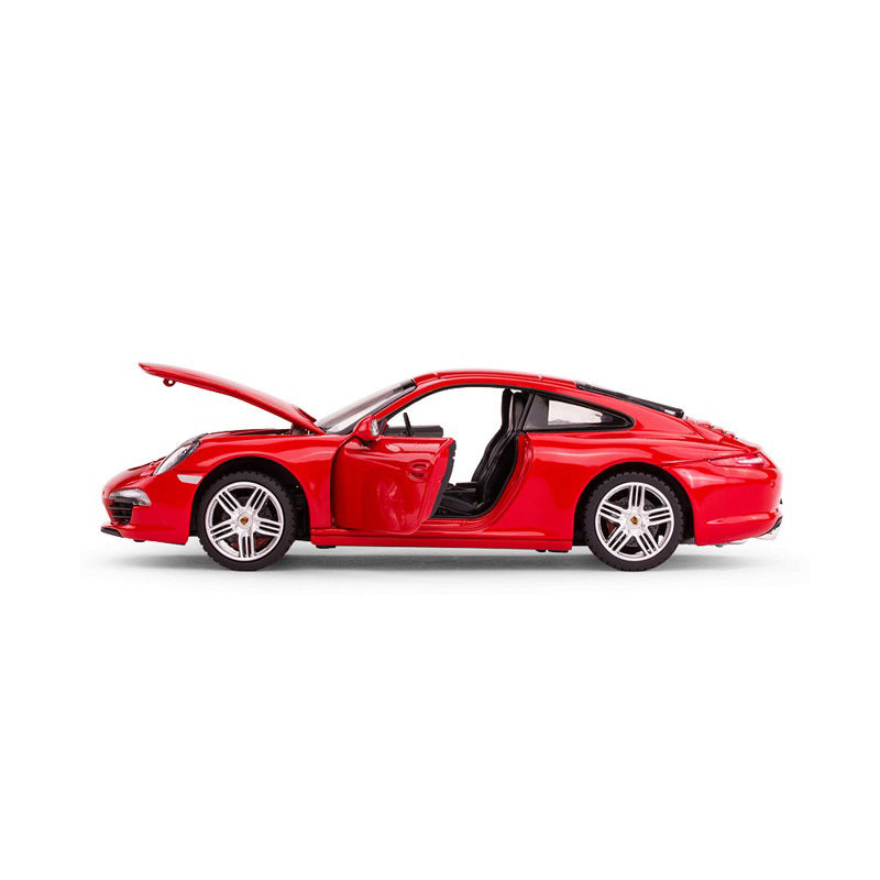 Premium scale diecast model car – Porsche 911, 1:24 Scale (Red) Collectible