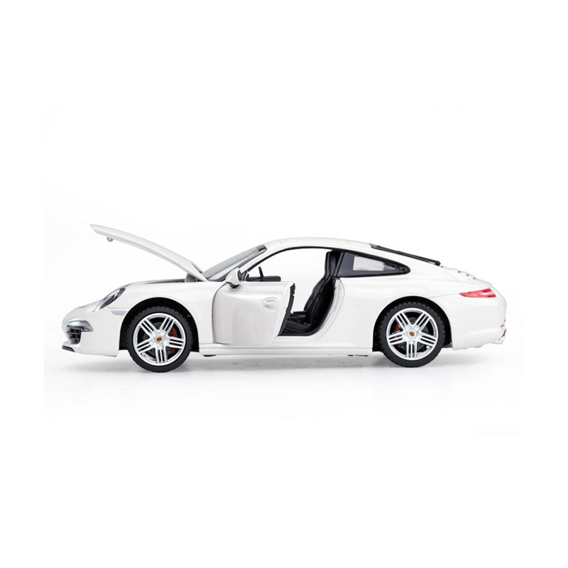 Premium scale diecast model car – Porsche 911, 1:24 Scale (White) Collectible