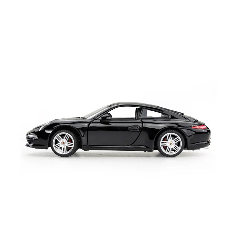 Premium scale diecast model car – Porsche 911, 1:24 Scale (Black) Collectible