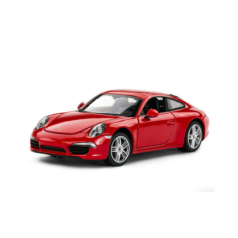 Premium scale diecast model car – Porsche 911, 1:24 Scale (Red) Collectible