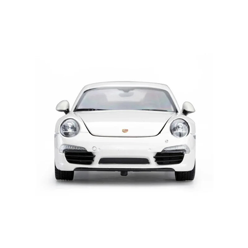 Premium scale diecast model car – Porsche 911, 1:24 Scale (White) Collectible