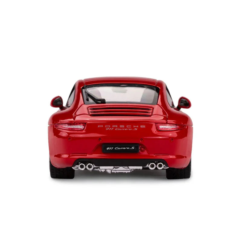 Premium scale diecast model car – Porsche 911, 1:24 Scale (Red) Collectible