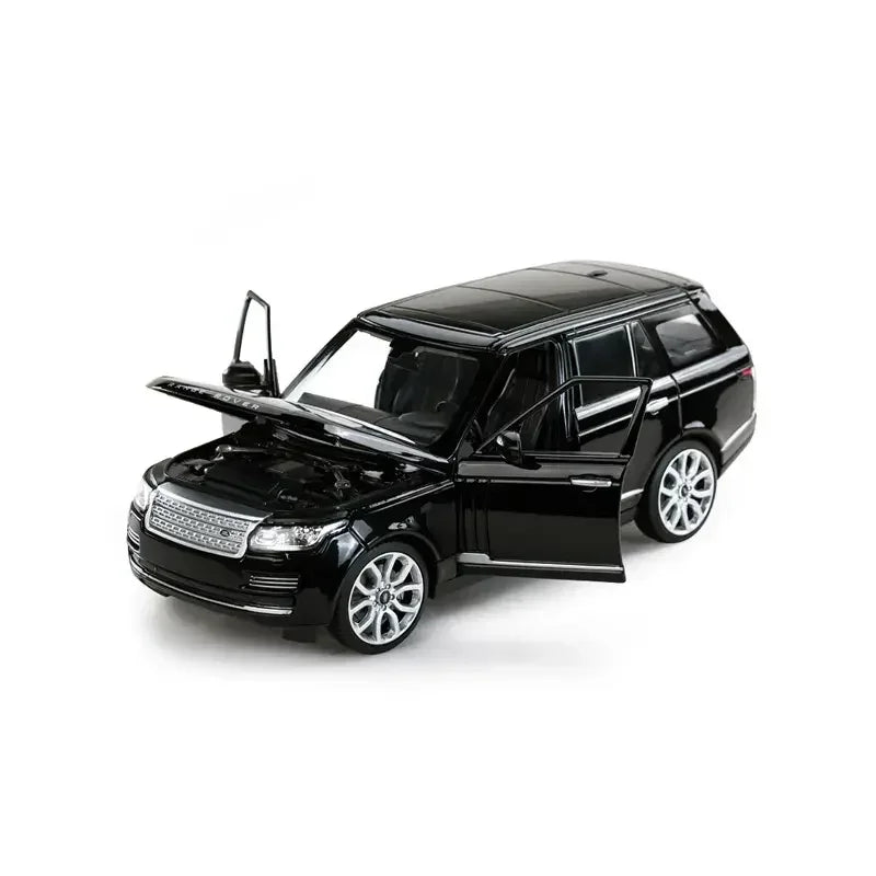 Premium scale diecast model car – Land Rover Range Rover, 1:24 Scale (Black) Collectible