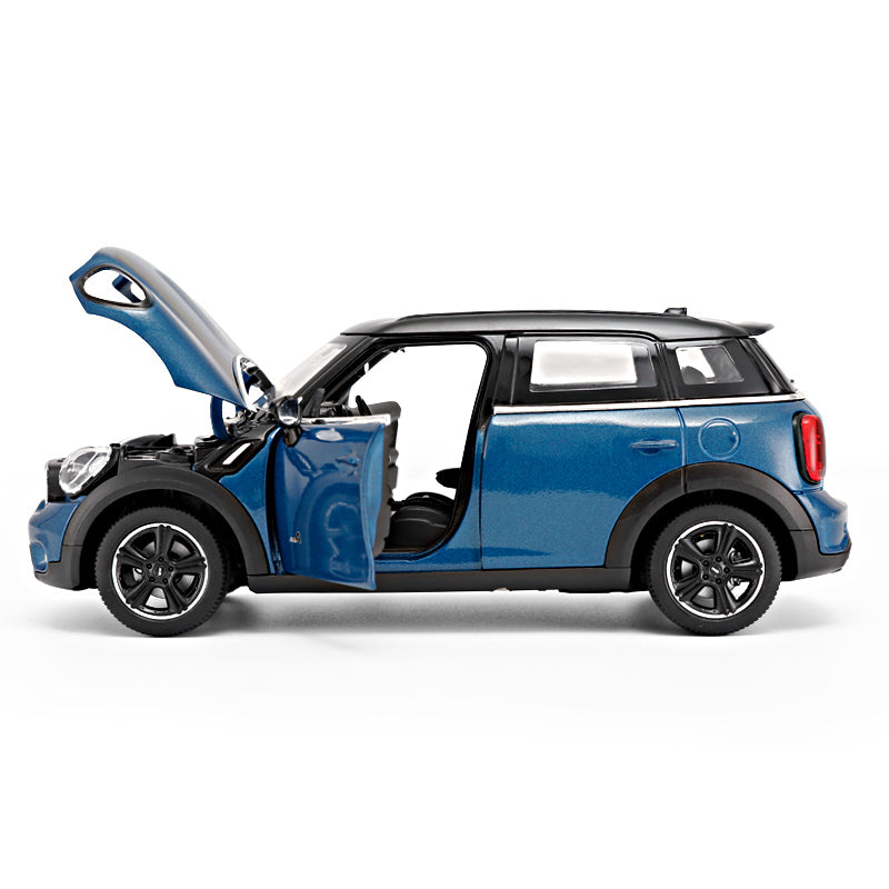 Premium scale diecast model car – Mini Countryman, 1:24 Scale (Blue) Collectible