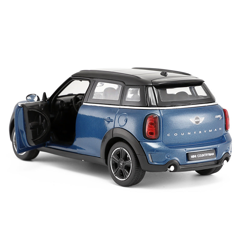 Premium scale diecast model car – Mini Countryman, 1:24 Scale (Blue) Collectible