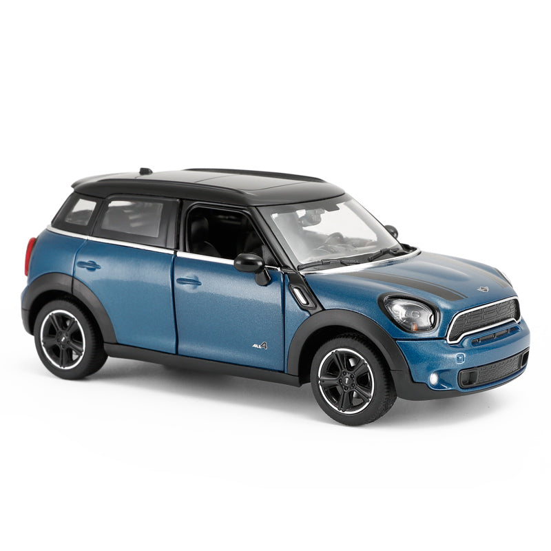 Premium scale diecast model car – Mini Countryman, 1:24 Scale (Blue) Collectible