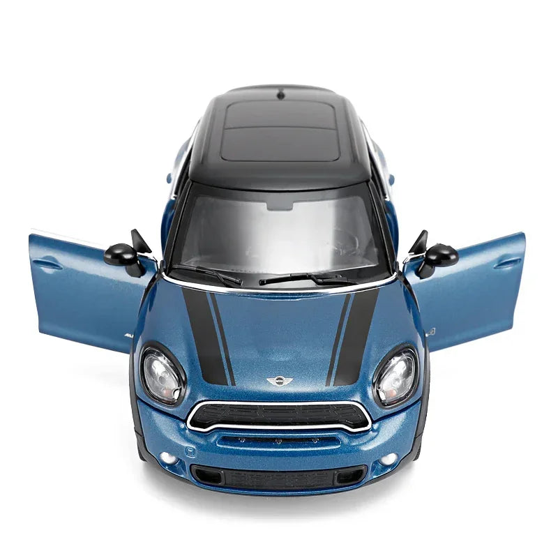 Premium scale diecast model car – Mini Countryman, 1:24 Scale (Blue) Collectible