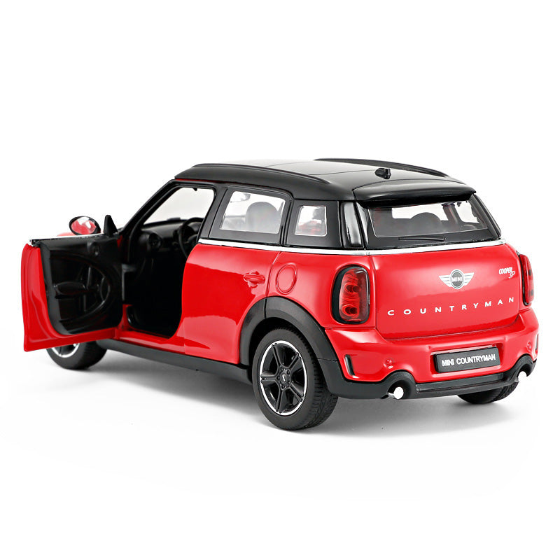 Premium scale diecast model car – Mini Countryman, 1:24 Scale (Red) Collectible