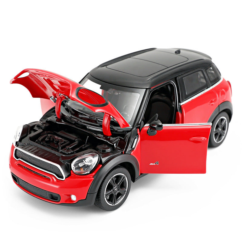 Premium scale diecast model car – Mini Countryman, 1:24 Scale (Red) Collectible