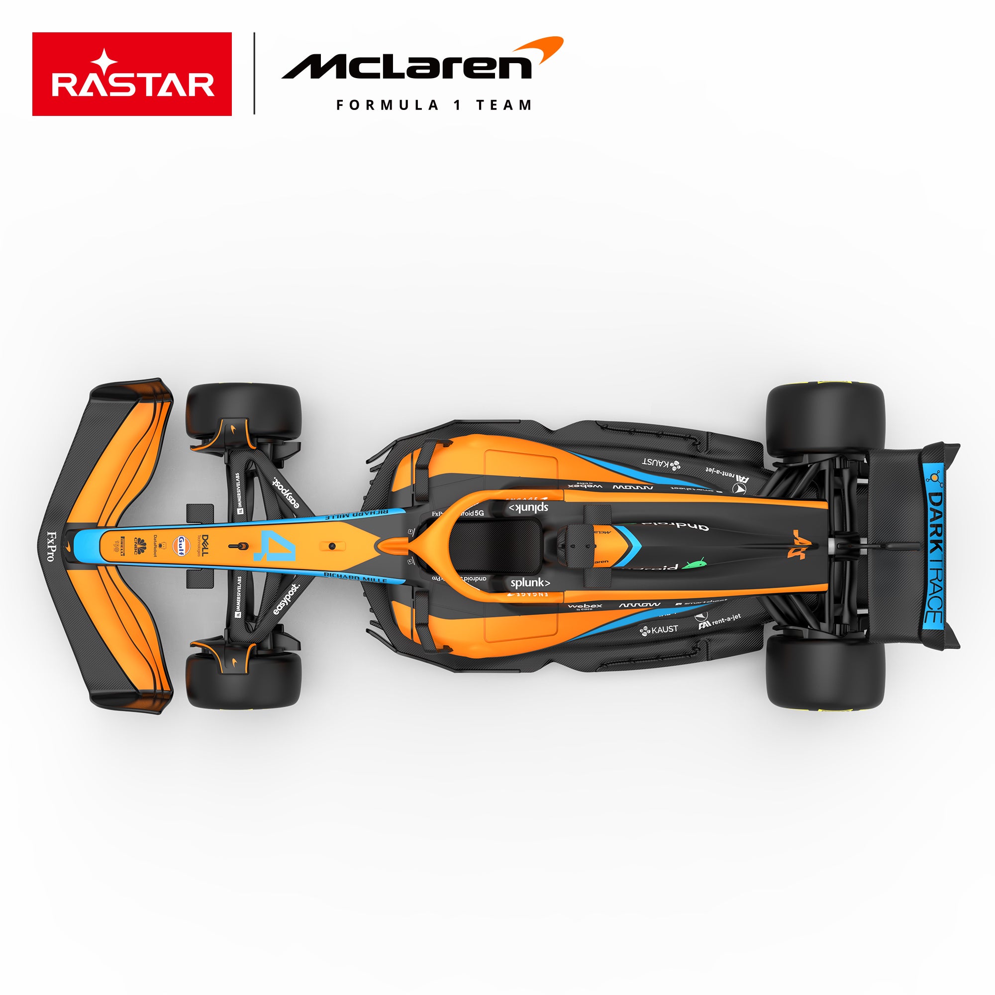 Premium scale diecast model car – McLaren F1 MCL36, 1:24 Scale (Orange) Collectible