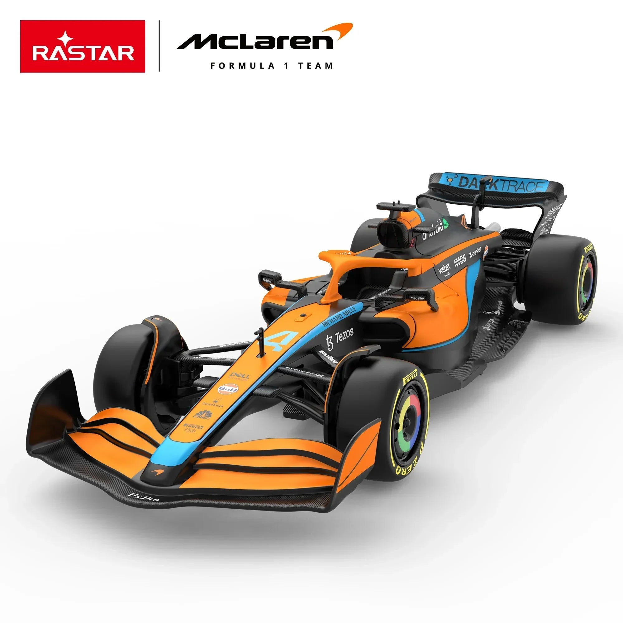 Premium scale diecast model car – McLaren F1 MCL36, 1:24 Scale (Orange) Collectible