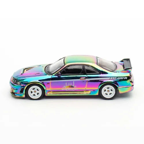 Premium scale diecast model car – Nissan Skyline GT-R (R33) Nismo 400R Tokyo Auto Salon Kuala Lumpur Exclusive Edition 2024, 1:64 Scale (Chameleon) Collectible