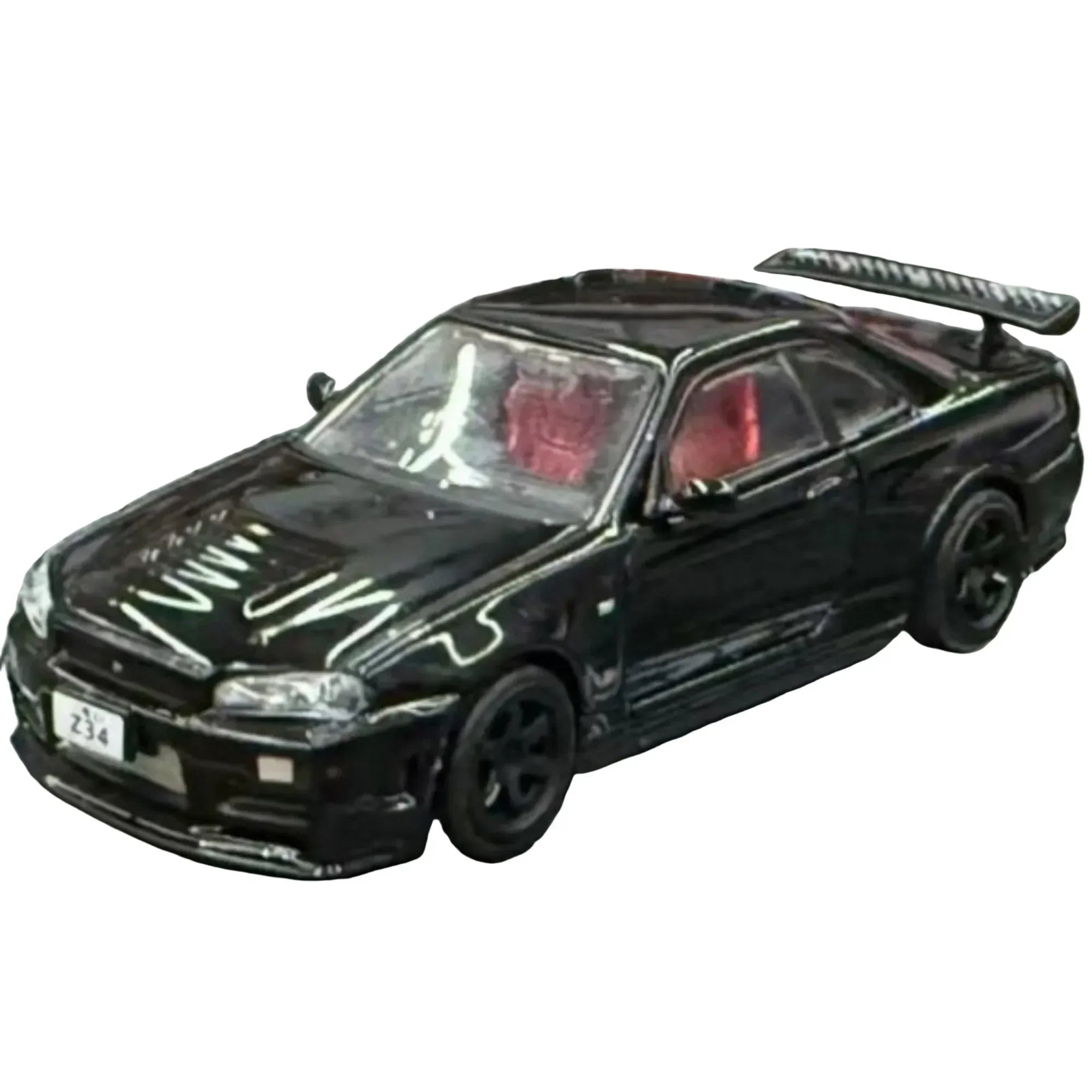Premium scale diecast model car – Nismo GT-R Z UNE (R34) RHD, 1:64 Scale (Black) Collectible