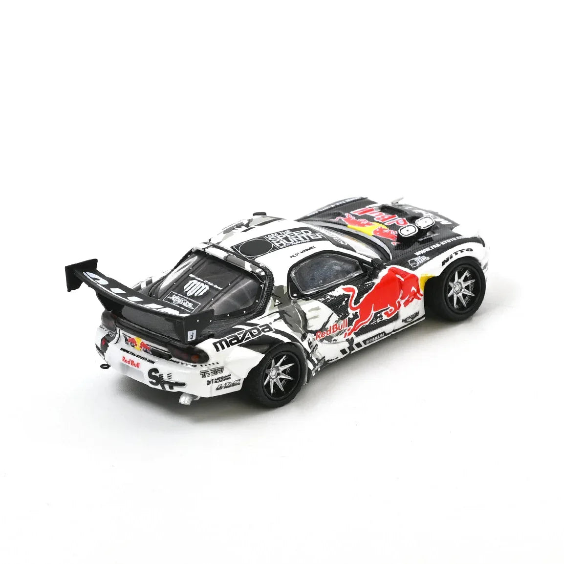 Premium scale diecast model car – *PRE-ORDER* " Mazda RX-7 MAD MIKE "MADBUL Gen6", 1:64 Scale Collectible