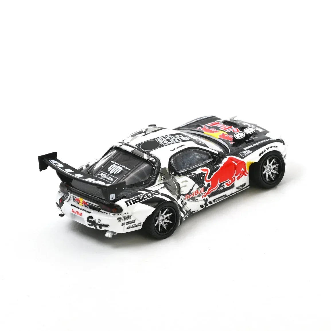Premium scale diecast model car – *PRE-ORDER* " Mazda RX-7 MAD MIKE "MADBUL Gen6", 1:64 Scale Collectible