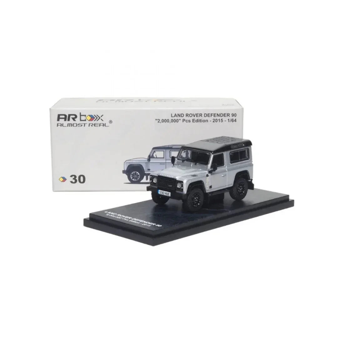 Premium scale diecast model car – *PRE-ORDER* Land Rover Defender 90 (2,000,000Pcs Edition-2015), 1:64 Scale Collectible