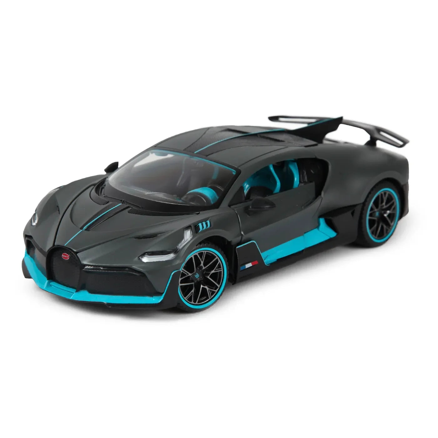 Premium scale diecast model car – Bugatti Divo, 1:24 Scale (Grey) Collectible