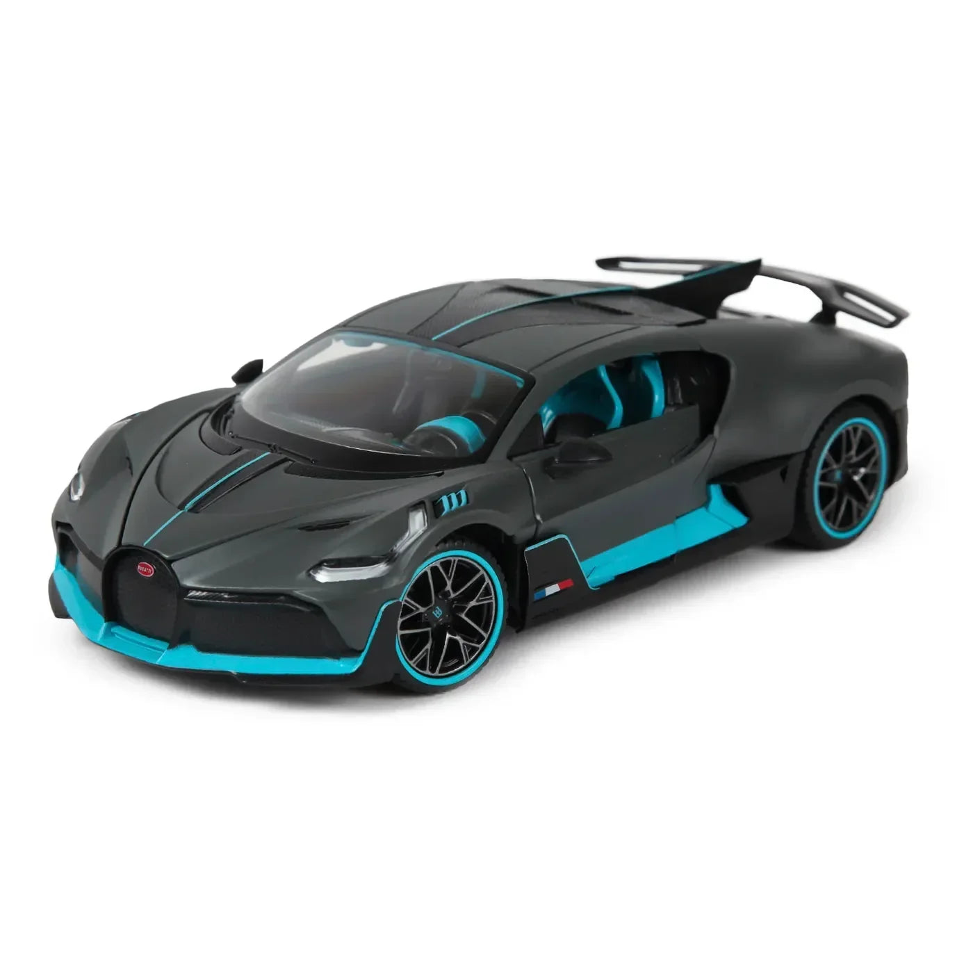 Premium scale diecast model car – Bugatti Divo, 1:24 Scale (Grey) Collectible