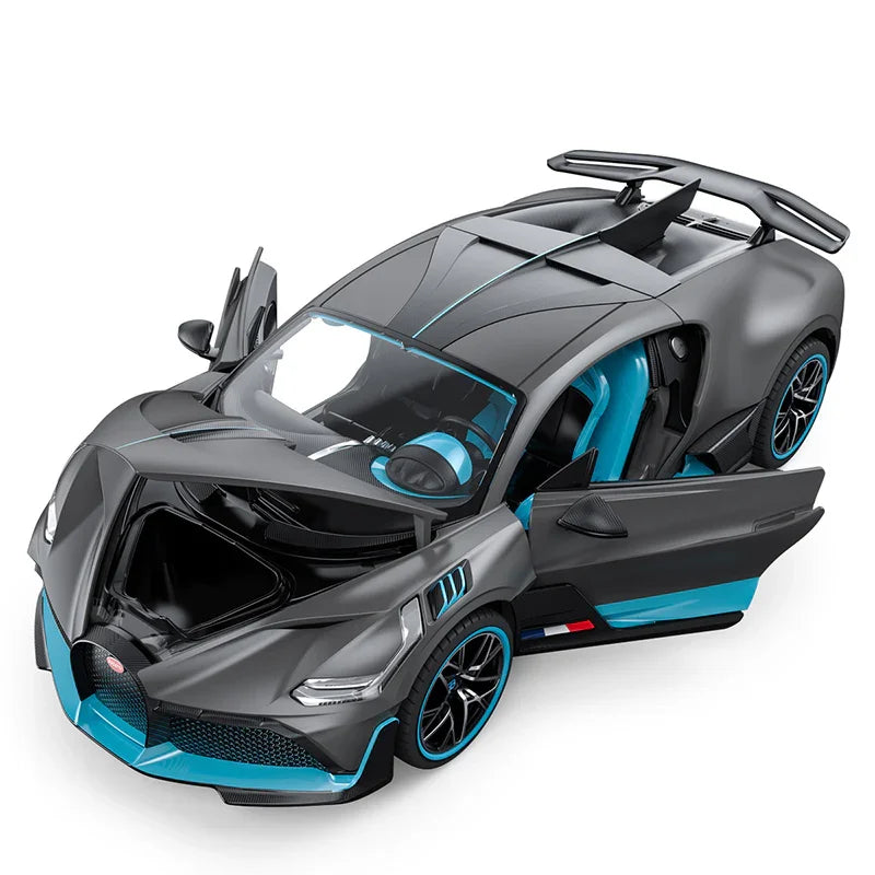 Premium scale diecast model car – Bugatti Divo, 1:24 Scale (Grey) Collectible