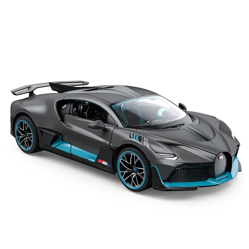 Premium scale diecast model car – Bugatti Divo, 1:24 Scale (Grey) Collectible