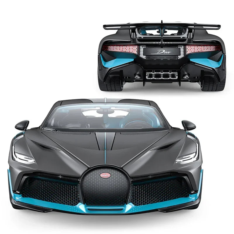 Premium scale diecast model car – Bugatti Divo, 1:24 Scale (Grey) Collectible