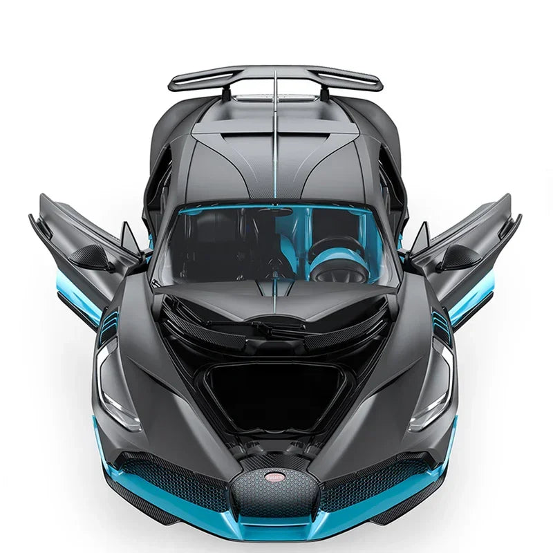 Premium scale diecast model car – Bugatti Divo, 1:24 Scale (Grey) Collectible
