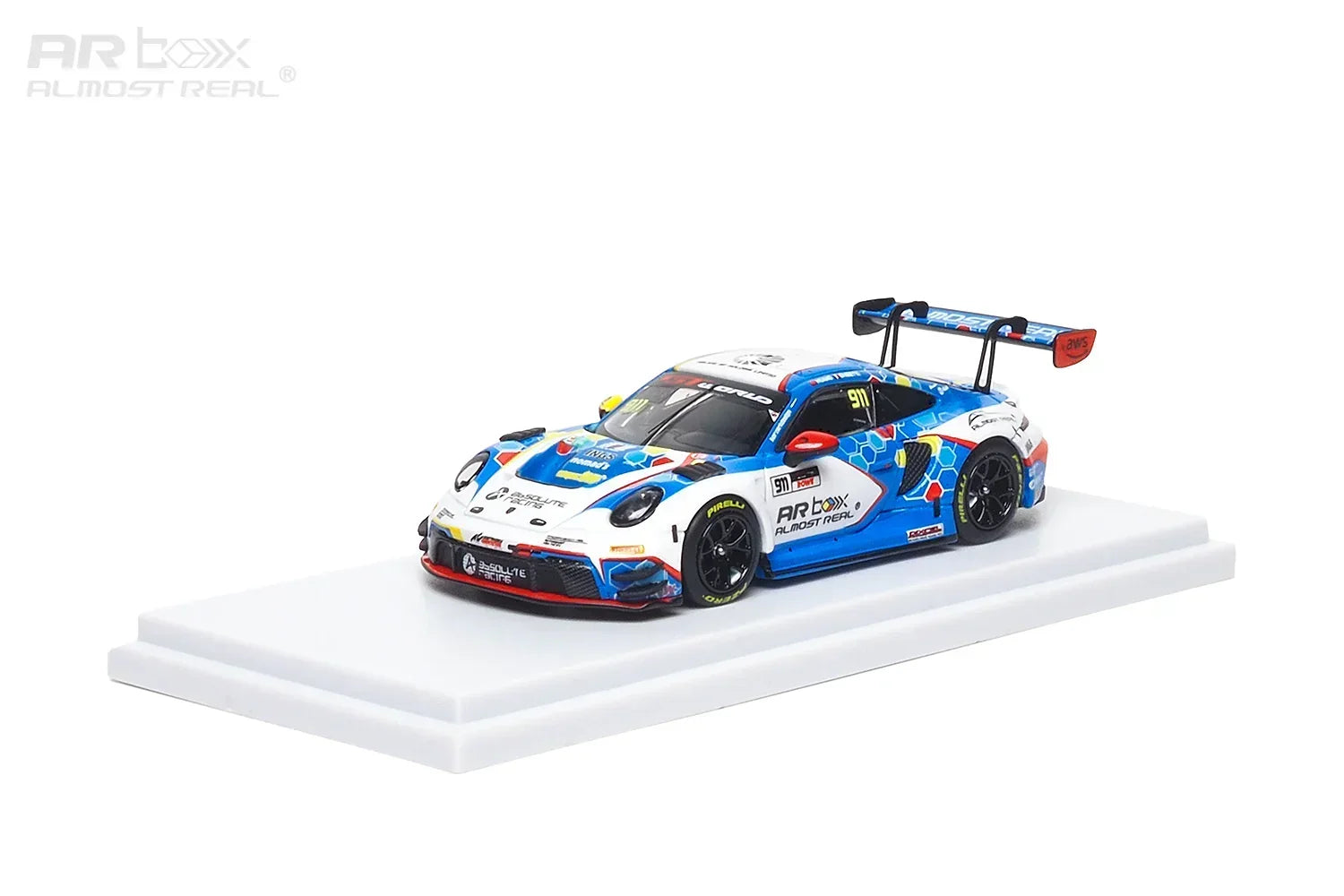 Premium scale diecast model car – *PRE-ORDER* Porsche 911 GT3 R 2026 GT World Challenge Asia Sepang #911 Presentation Car, 1:64 Scale Collectible