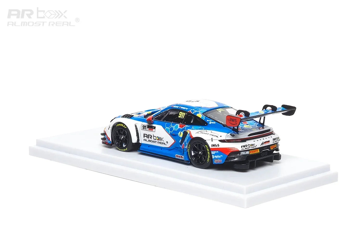 Premium scale diecast model car – *PRE-ORDER* Porsche 911 GT3 R 2026 GT World Challenge Asia Sepang #911 Presentation Car, 1:64 Scale Collectible