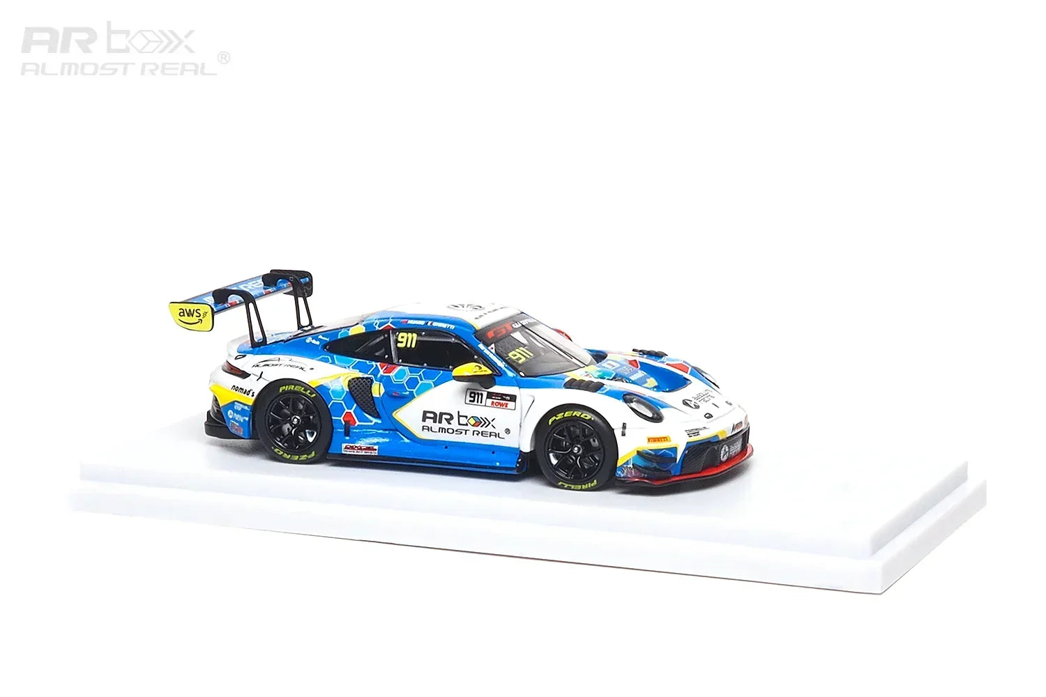 Premium scale diecast model car – *PRE-ORDER* Porsche 911 GT3 R 2026 GT World Challenge Asia Sepang #911 Presentation Car, 1:64 Scale Collectible