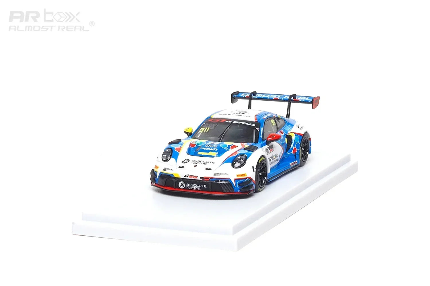Premium scale diecast model car – *PRE-ORDER* Porsche 911 GT3 R 2026 GT World Challenge Asia Sepang #911 Presentation Car, 1:64 Scale Collectible