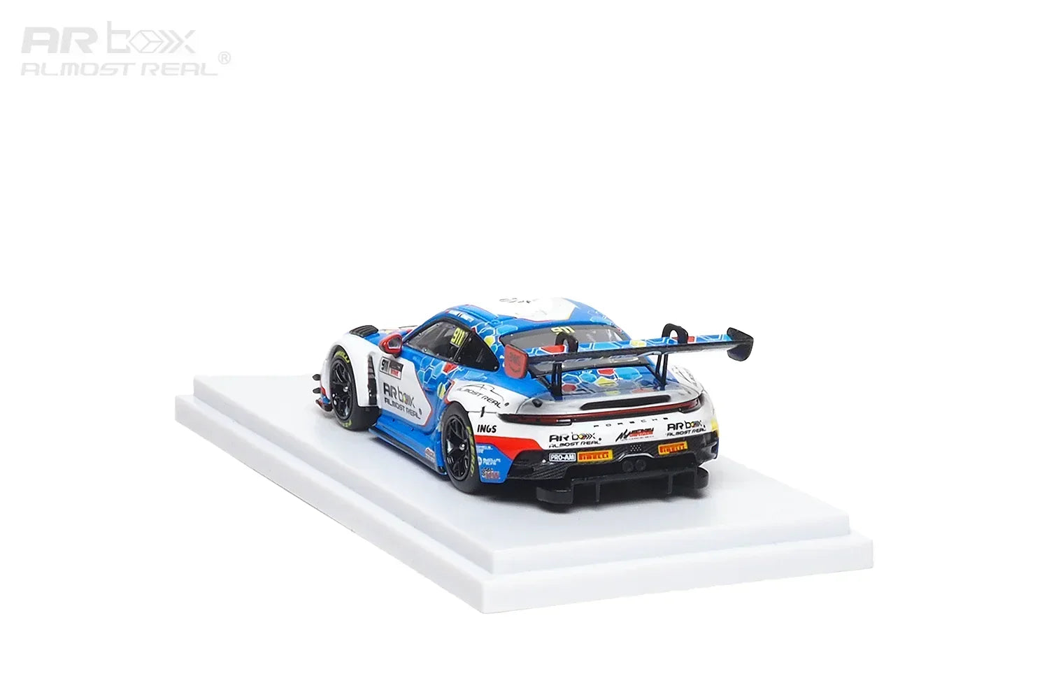 Premium scale diecast model car – *PRE-ORDER* Porsche 911 GT3 R 2026 GT World Challenge Asia Sepang #911 Presentation Car, 1:64 Scale Collectible