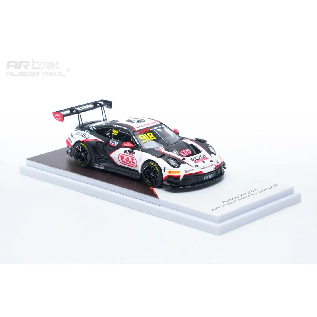 *PRE-ORDER* Porsche 911 GT3 R – GT World Challenge Asia Sepang #918 2026 , 1:64 Scale