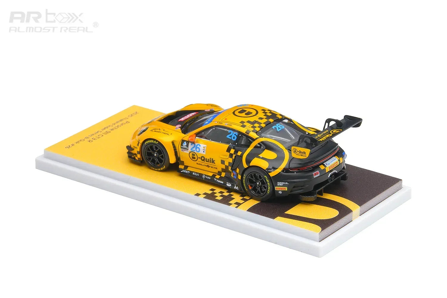 Premium scale diecast model car – *PRE-ORDER* Porsche 911 GT3 R #26 2025 Thailand Super Series B-Quik Absolute Racing, 1:64 Scale Collectible