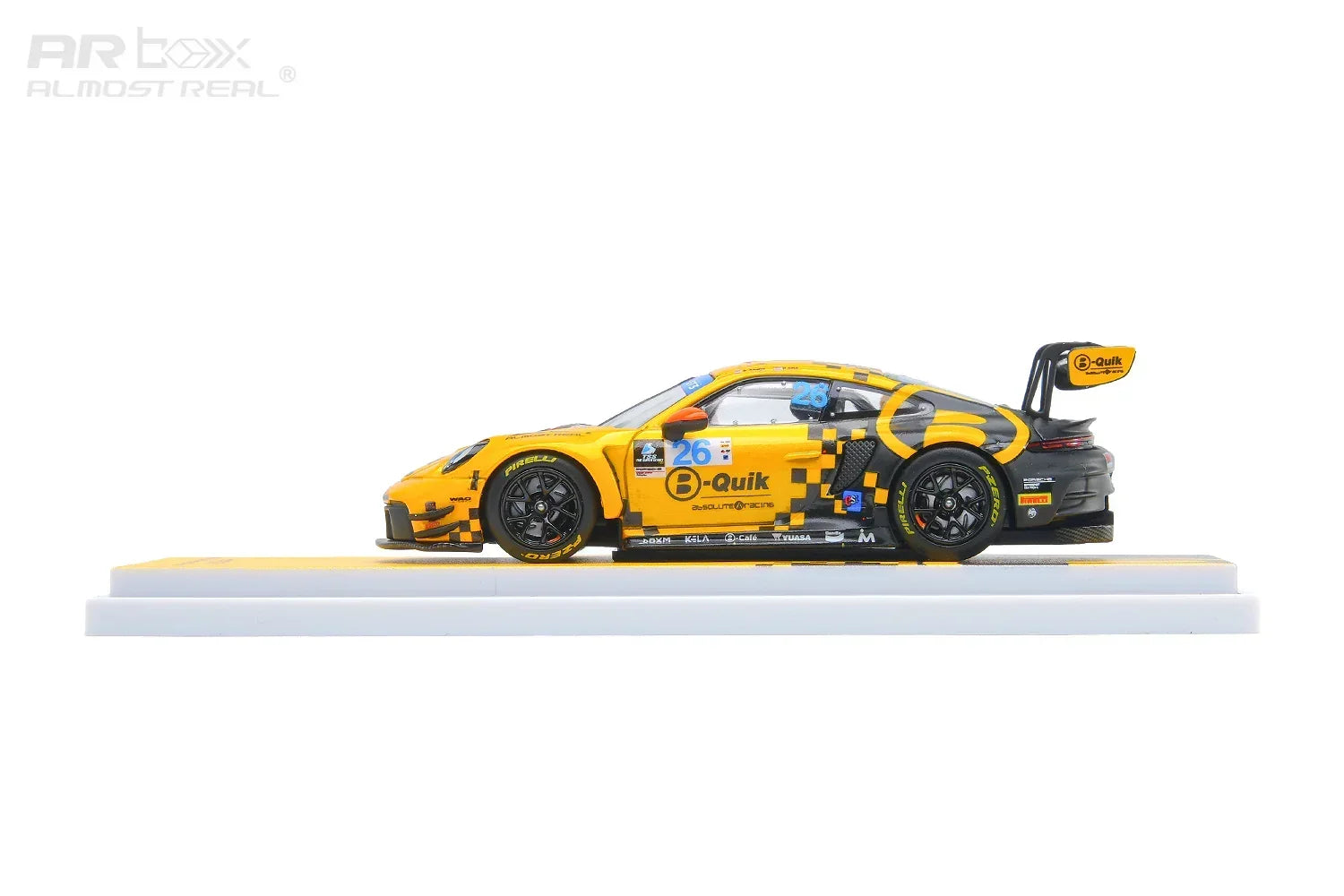 Premium scale diecast model car – *PRE-ORDER* Porsche 911 GT3 R #26 2025 Thailand Super Series B-Quik Absolute Racing, 1:64 Scale Collectible