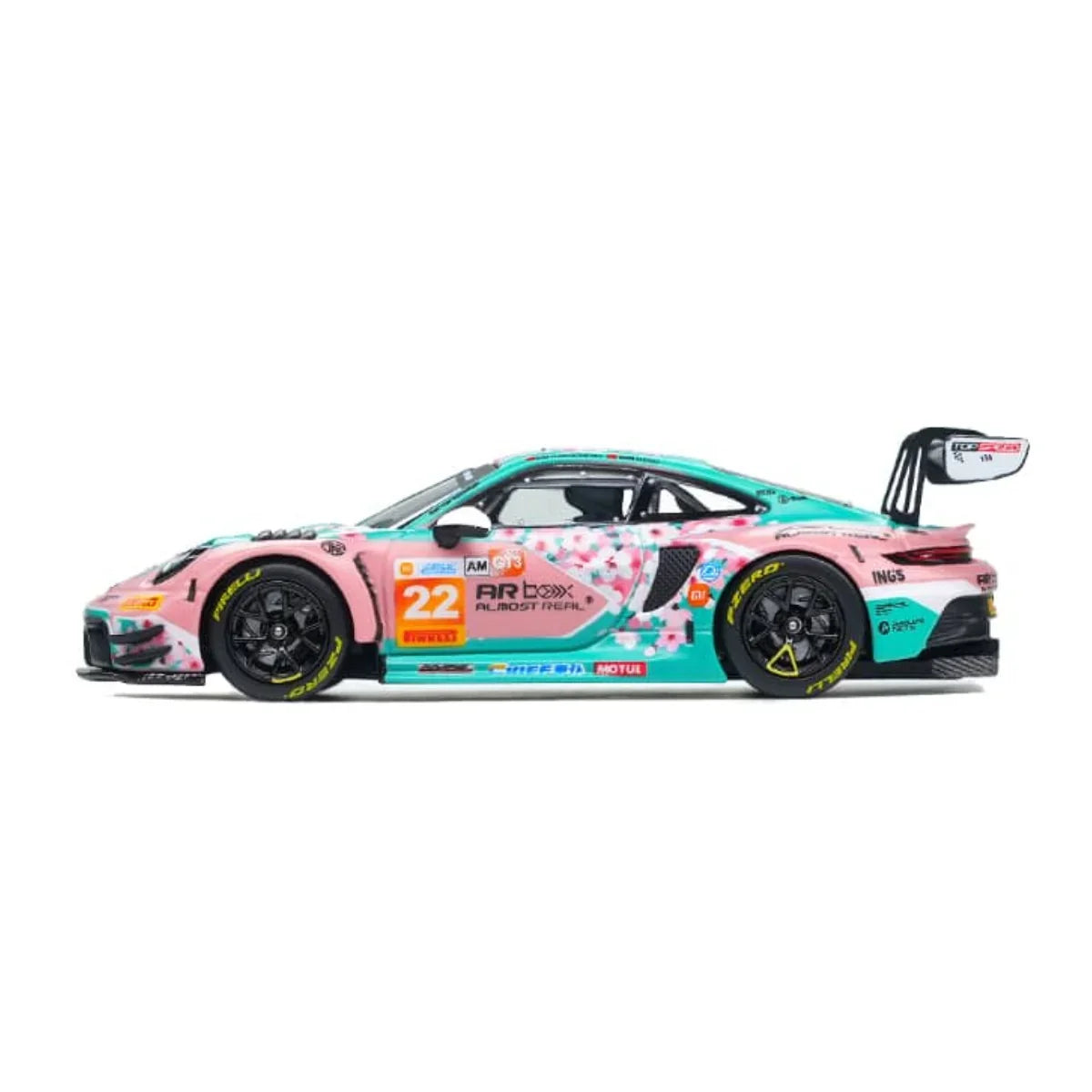 *PRE-ORDER* Porsche 911 GT3 RS (992.2) 2026 China GT Ningbo Absolute Racing #22 Pink Peach Blossom Livery, 1:64 Scale