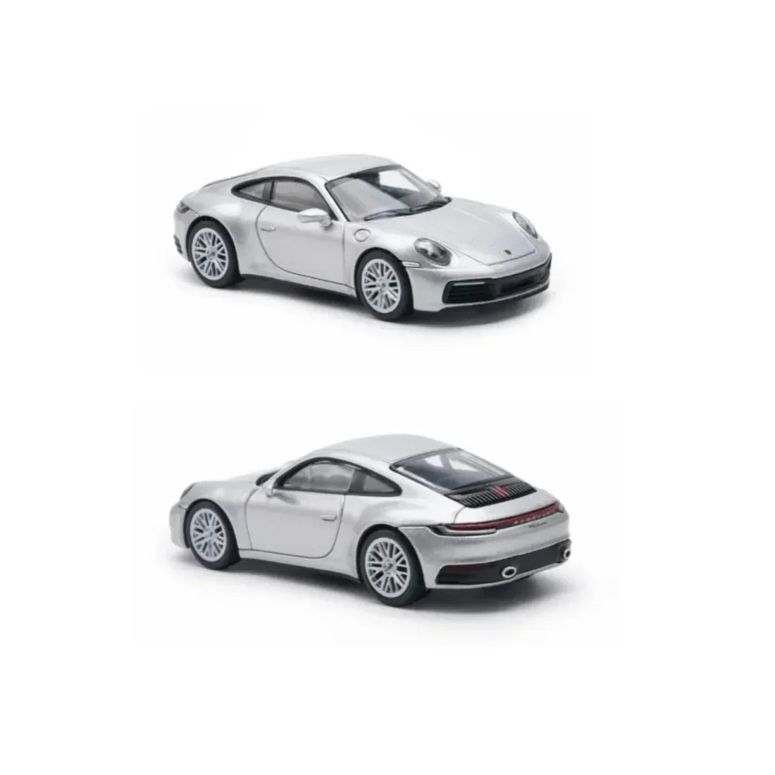 Premium scale diecast model car – *PRE-ORDER* Porsche 911 Carrera (992.1) GT (Silver), 1:64 Scale Collectible