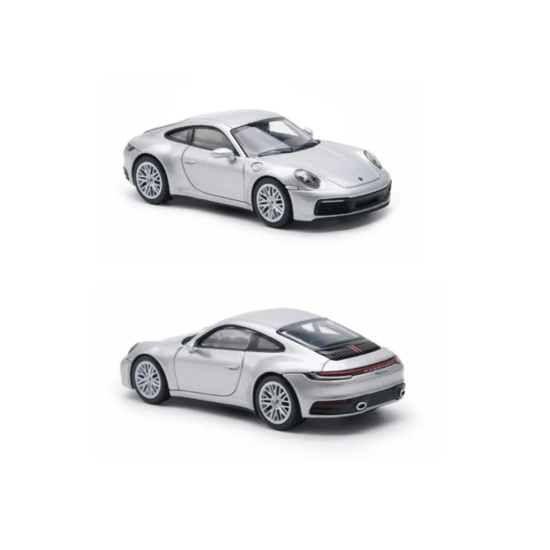 Premium scale diecast model car – *PRE-ORDER* Porsche 911 Carrera (992.1) GT (Silver), 1:64 Scale Collectible