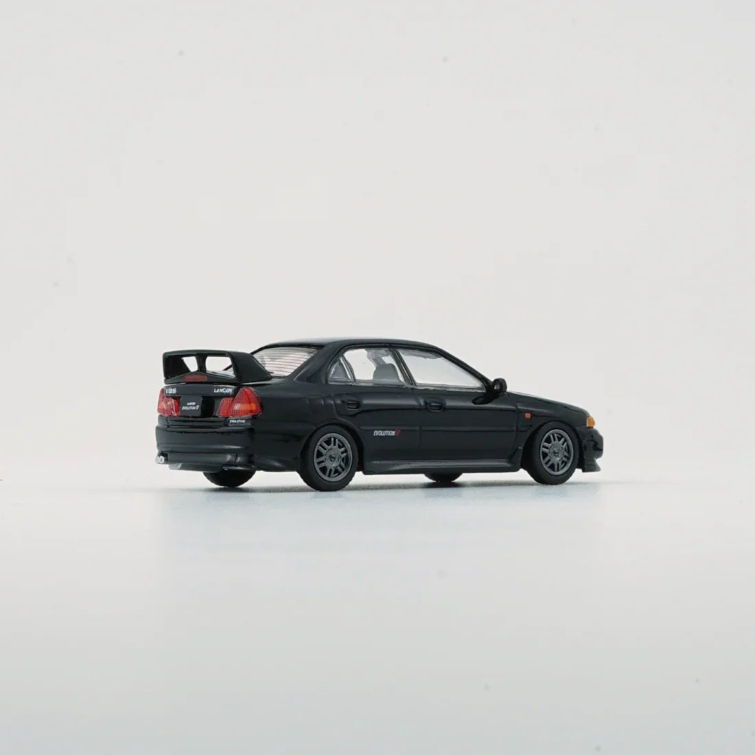 Premium scale diecast model car – Mitsubishi Lancer EVO IV, 1:64 Scale (Black) Collectible