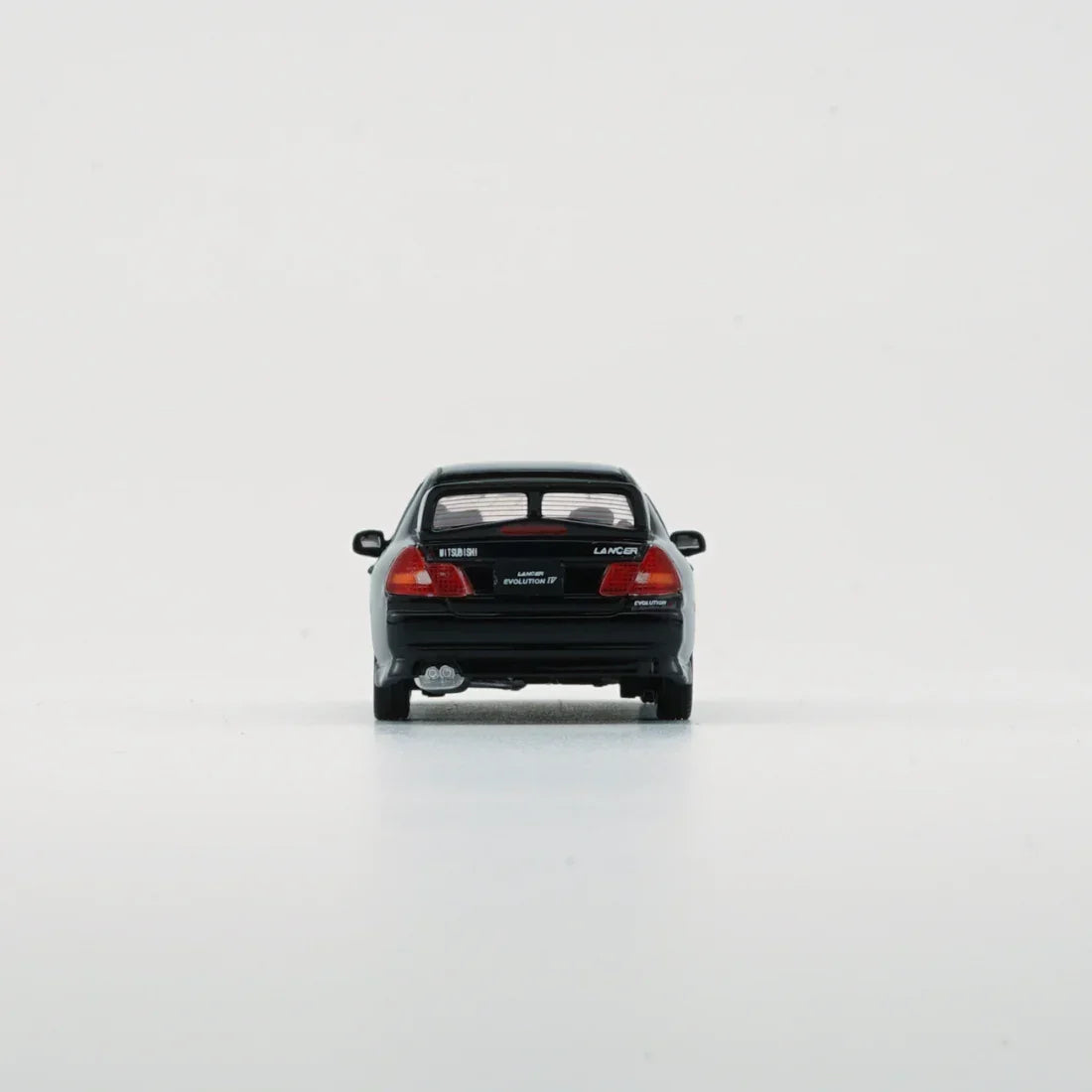 Premium scale diecast model car – Mitsubishi Lancer EVO IV, 1:64 Scale (Black) Collectible