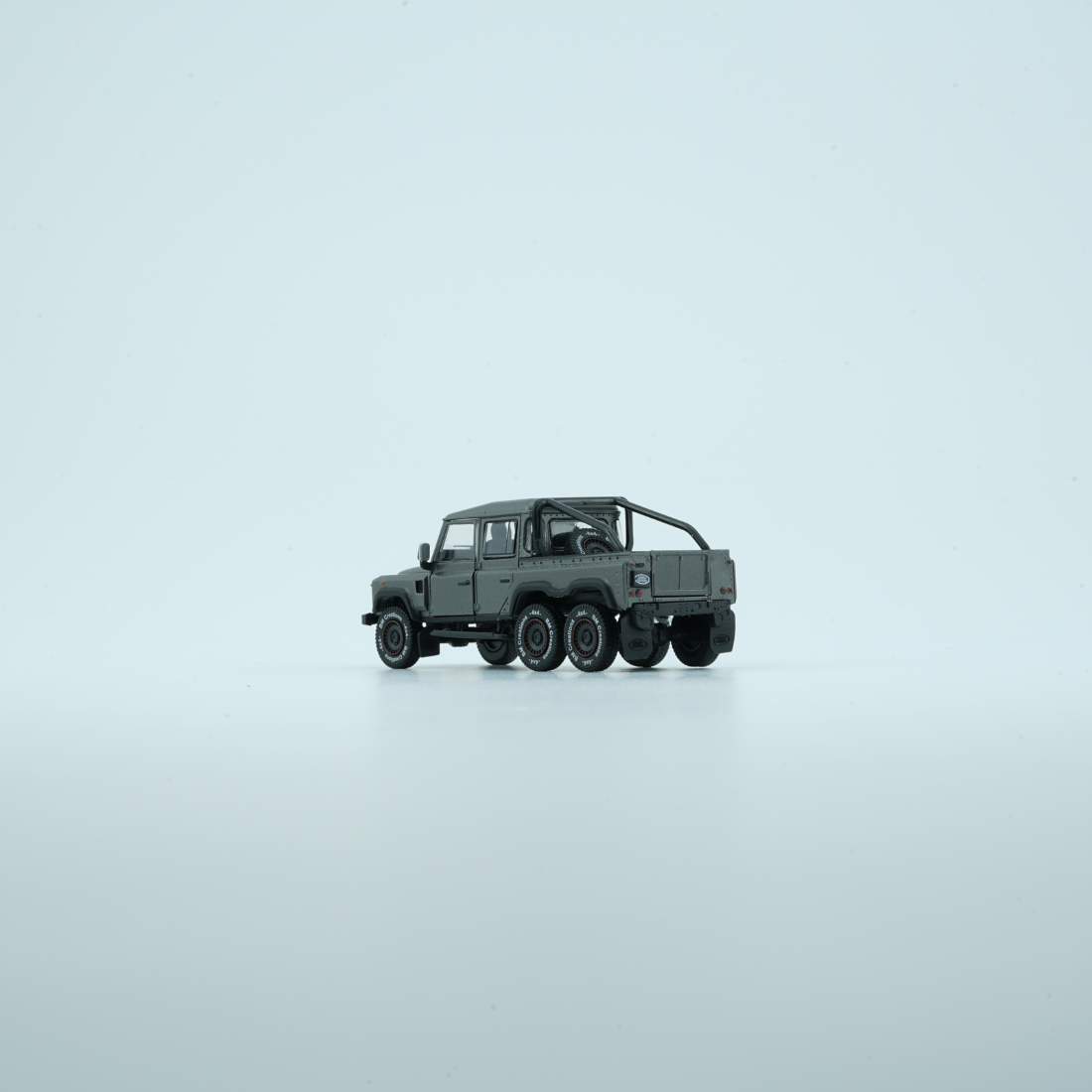 Land Rover Defender 110 PickUp 6x6 Acc Pack 2016, 1:64 Scale (Dark Grey / Silver)
