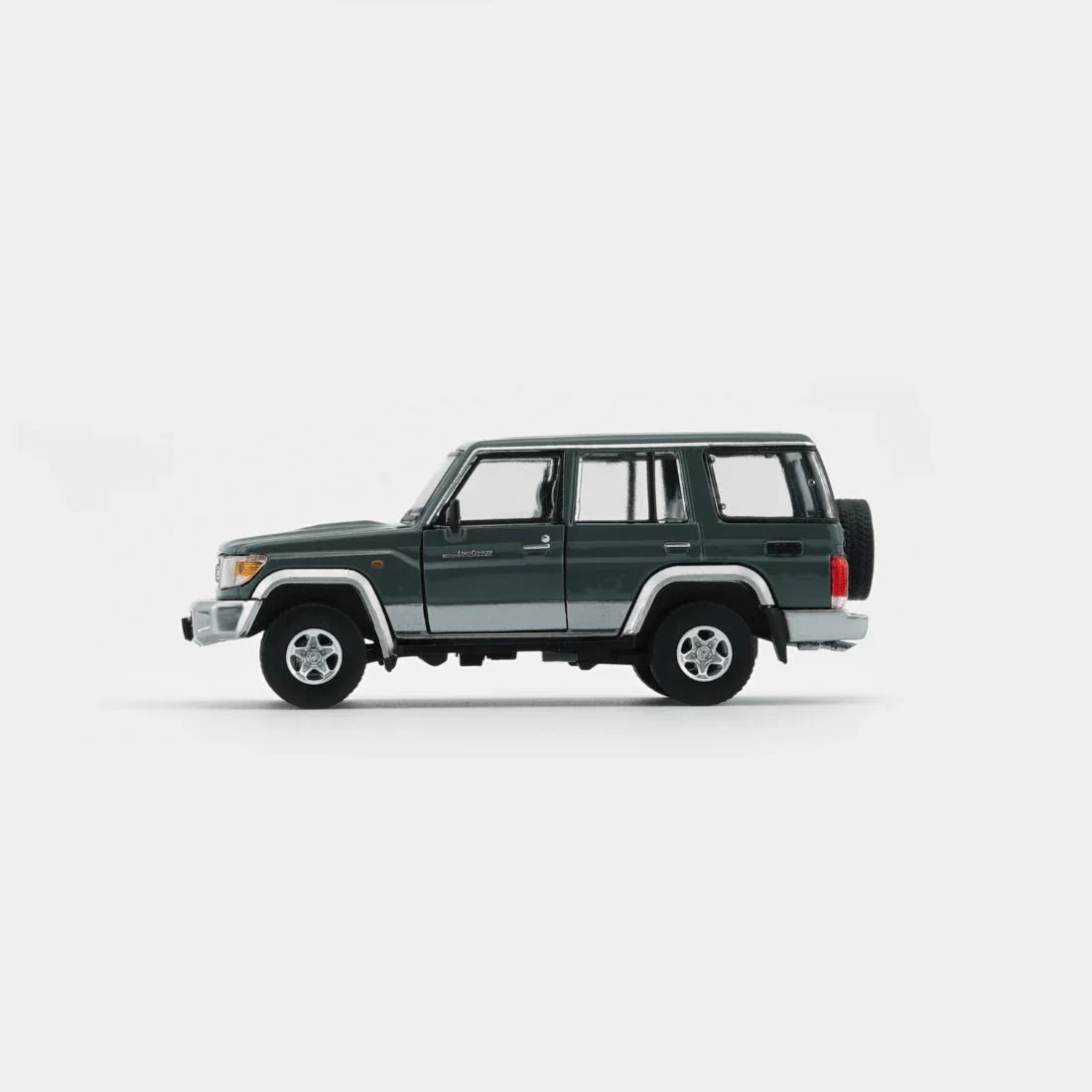 Toyota Land Cruiser LC76, 1:64 Scale (Dark Grey)