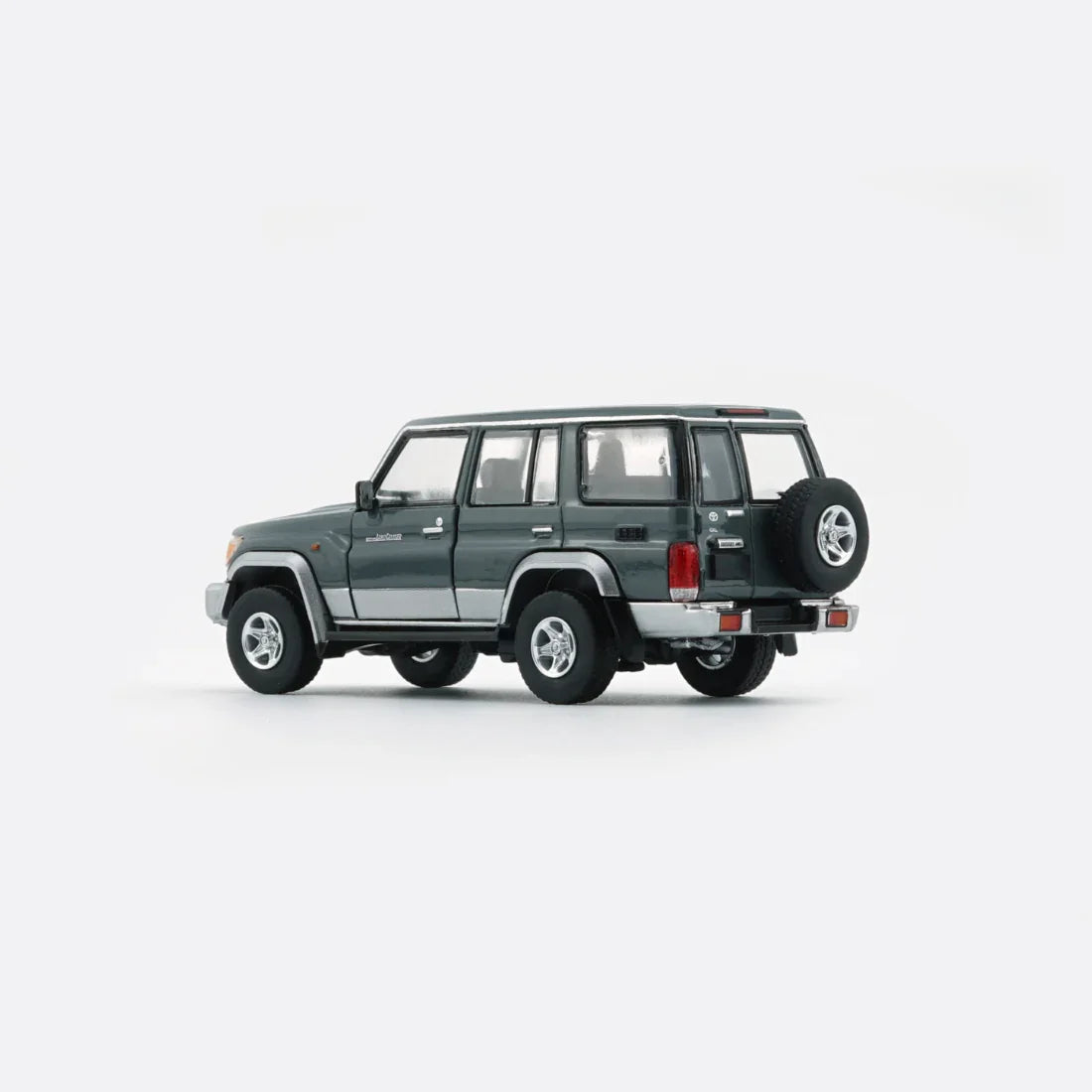 Toyota Land Cruiser LC76, 1:64 Scale (Dark Grey)