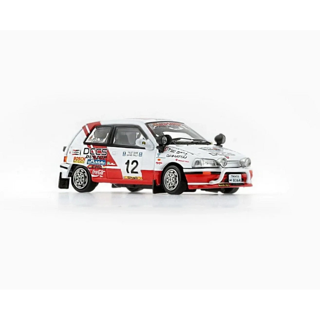 Premium scale diecast model car – *PRE-ORDER* Daihatsu Charade -The Winner of '92 Safari Rally Group A Class 5 and 3rd of '93 Class 7, 1:64 Scale Collectible