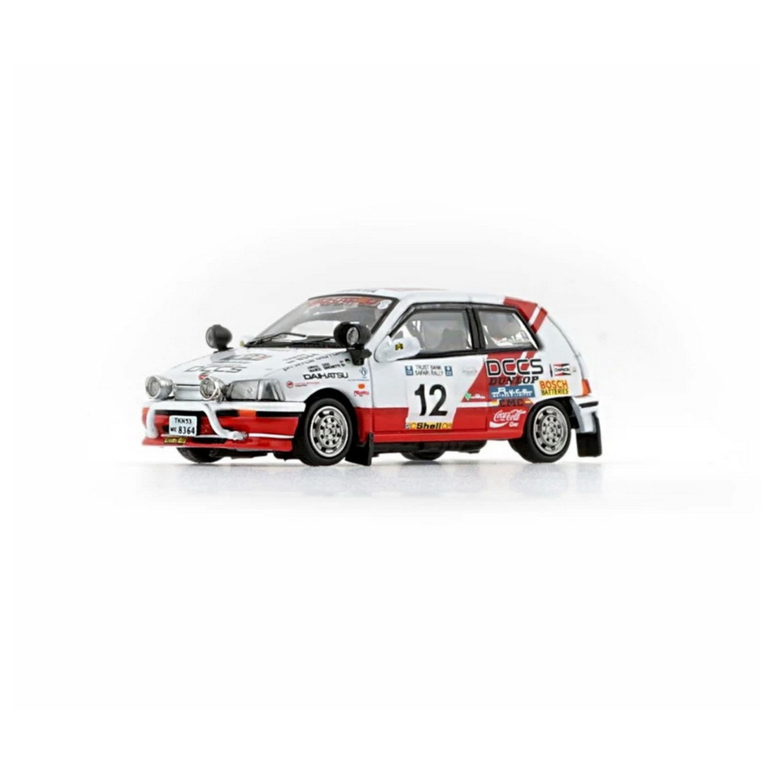 Premium scale diecast model car – *PRE-ORDER* Daihatsu Charade -The Winner of '92 Safari Rally Group A Class 5 and 3rd of '93 Class 7, 1:64 Scale Collectible