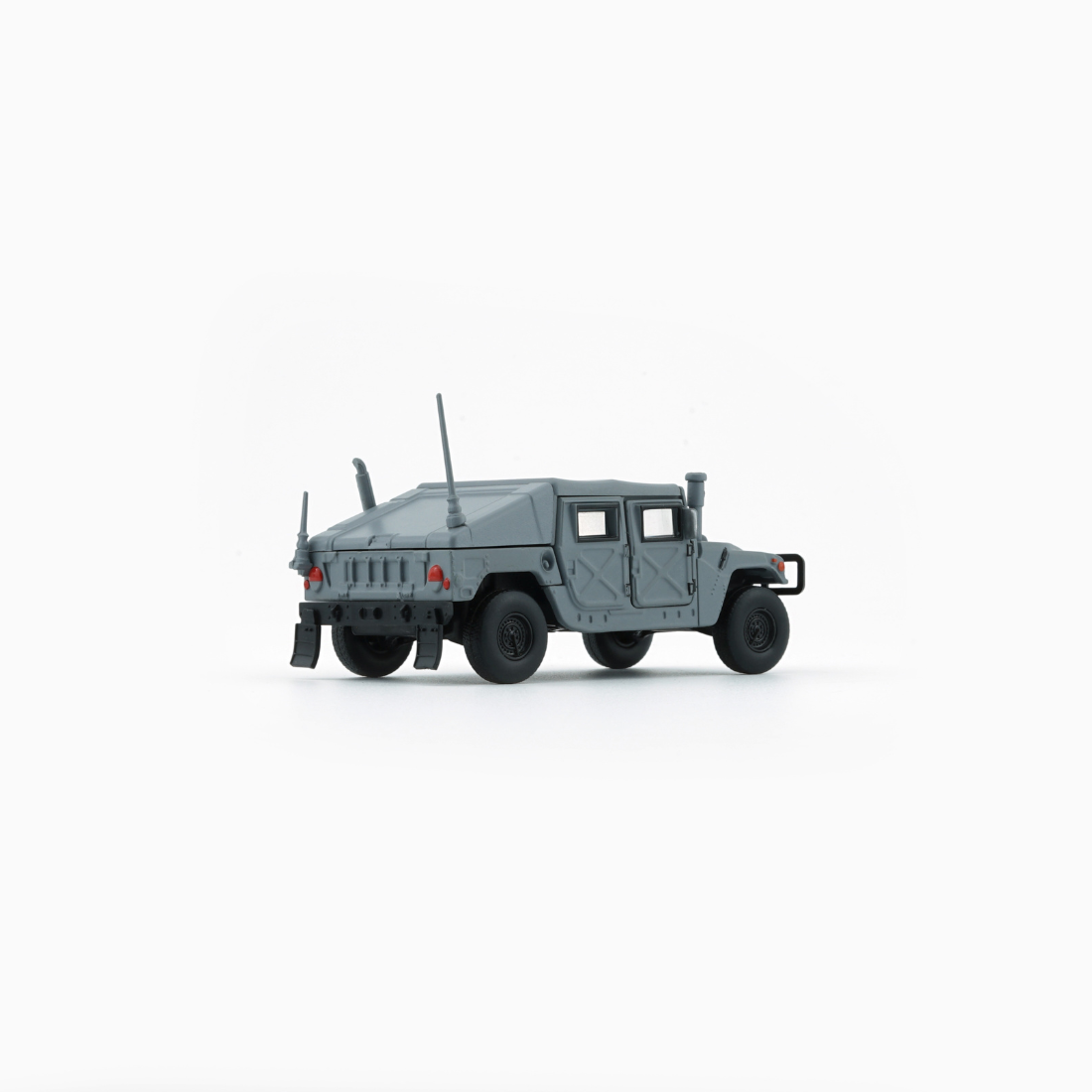 Humvee 4-CT with Stand Plate, 1:64 Scale (Matte Dark Gray)