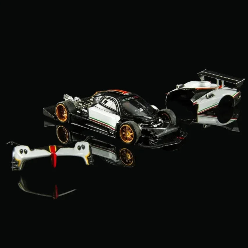 Premium scale diecast model car – *HEC 2026* Pagani Zonda R, 1:64 Scale (White) Collectible